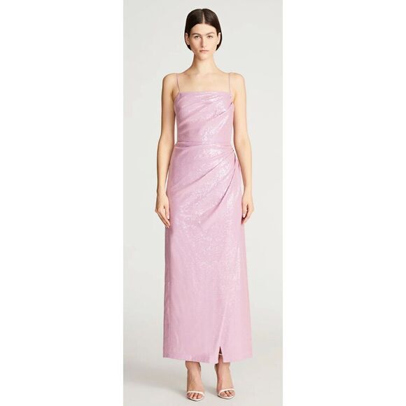 Halston ALANIA GOWN IN STRETCH SEQUIN - Picture 1 of 7